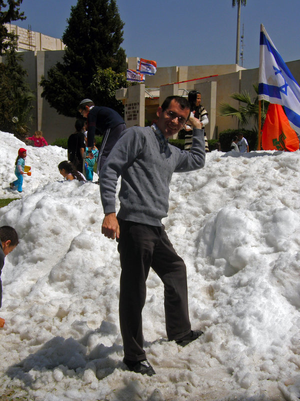 В Израиле снег всё таки обнаружил я. - JW_overseer JW