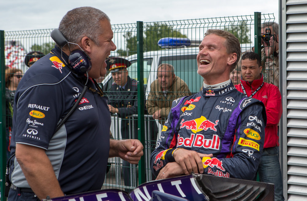 Дэвид Култхард (David Coulthard) пилот Формулы-1 на MOSCOW RACEWAY 2013. - Сергей Калиганов