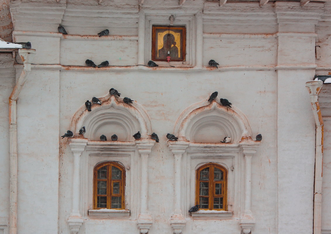 церковь и голуби - Александр Шурпаков