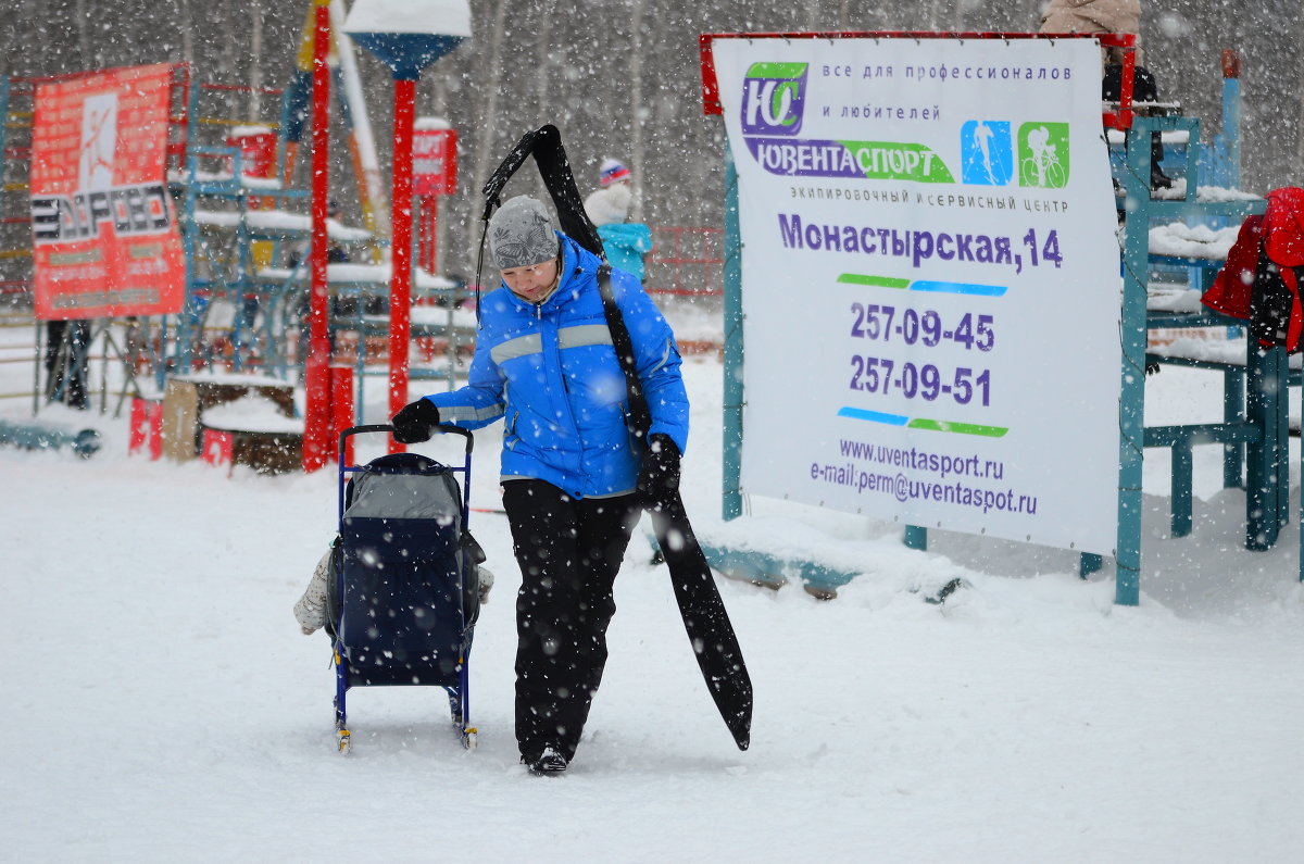 после лыжной гонки - Оксана Грищенко