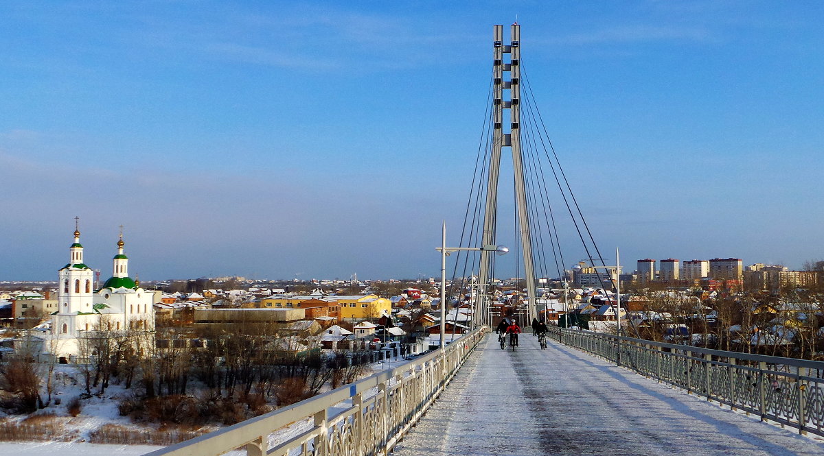 пешеходный мост г.Тюмень - Олег Петрушов