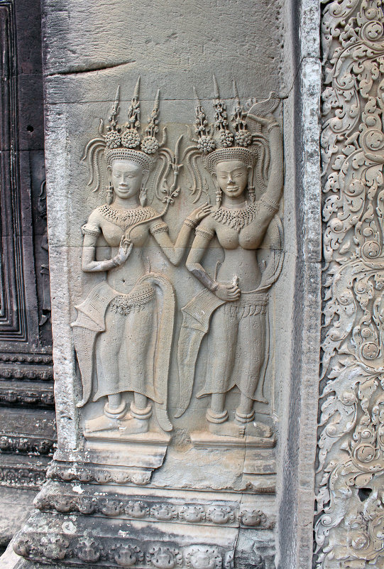 Камбоджа. Ангкор-Ват. Апсары - небесные девы - Владимир Шибинский