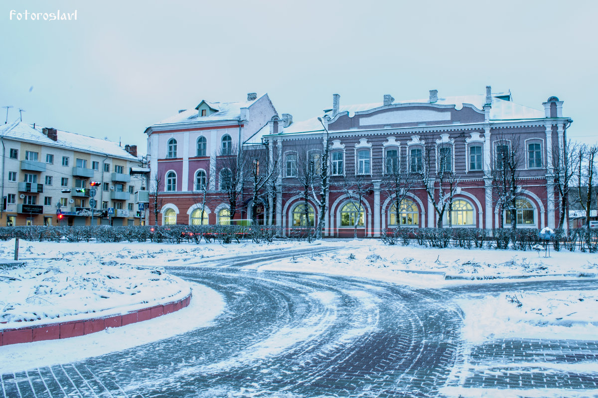 Зимнее утро в любимом городе Рославль! - Павел Данилевский