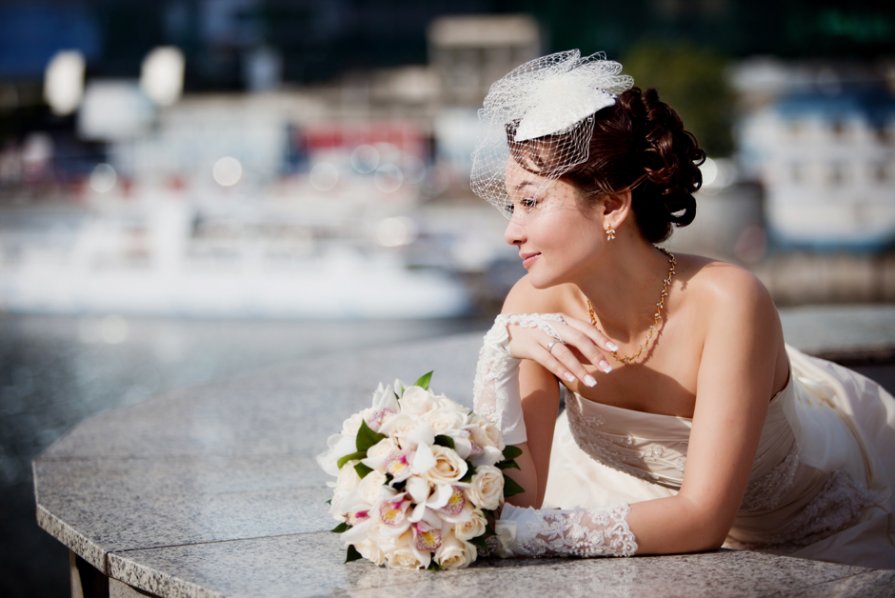 Свадебная фотосъемка на фоне Москва-сити - Ольга Блинова