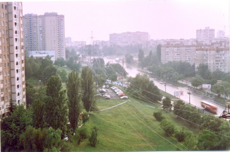 Вид на Киев с 22 этажа. Kodak Retina 1A - Александр Гринченко