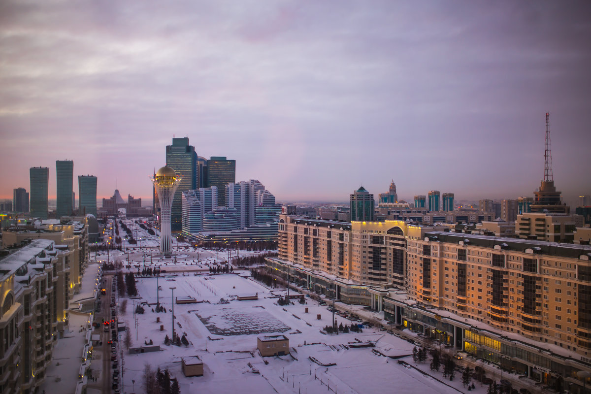 Водно зеленый бульвар Астана