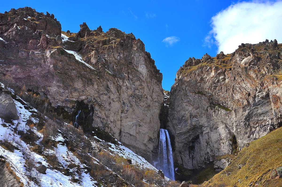 Водопад Султан в Джилы Су (Северное Приэльбрусье) - lyuda Karpova