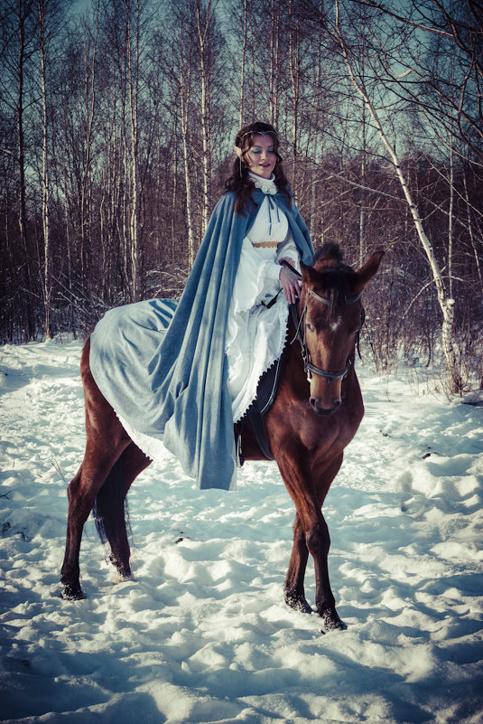 Зимняя встреча на лошадях 2 - Любовь Борисова