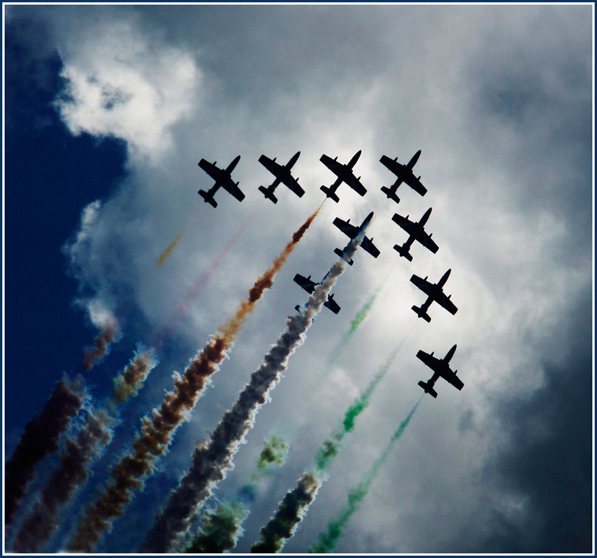 Итальянская пилотажная группа "Fricci Tricolori" - Александр Хахалкин