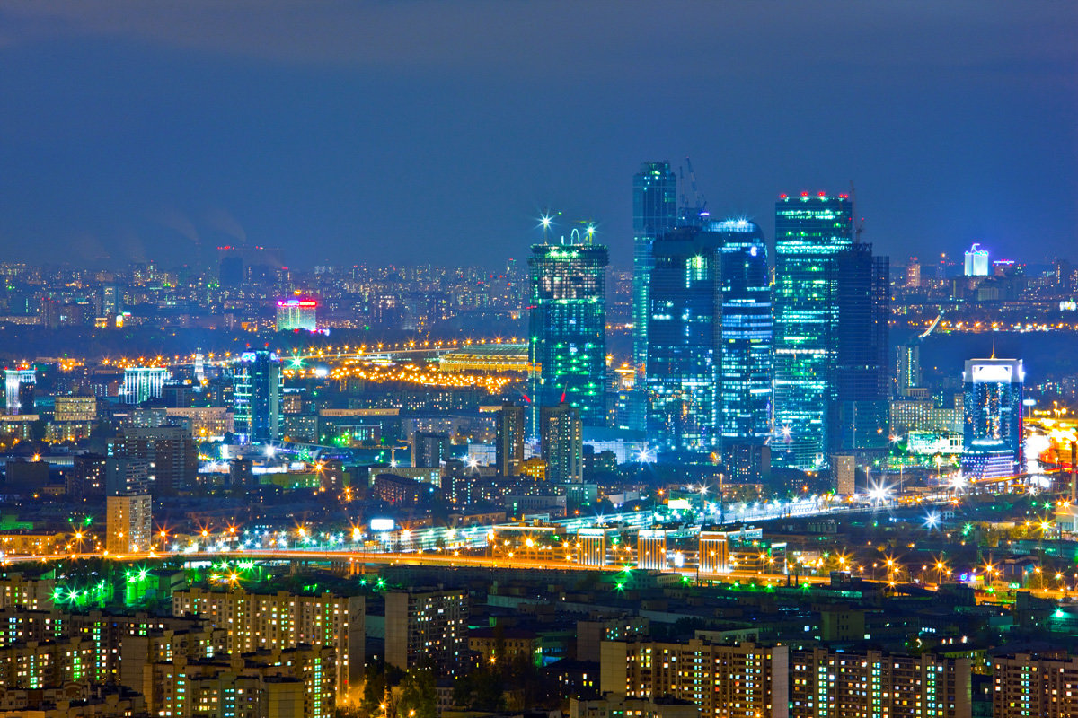 Вид на Москву с высотки Триумф Палас - Игорь Герман