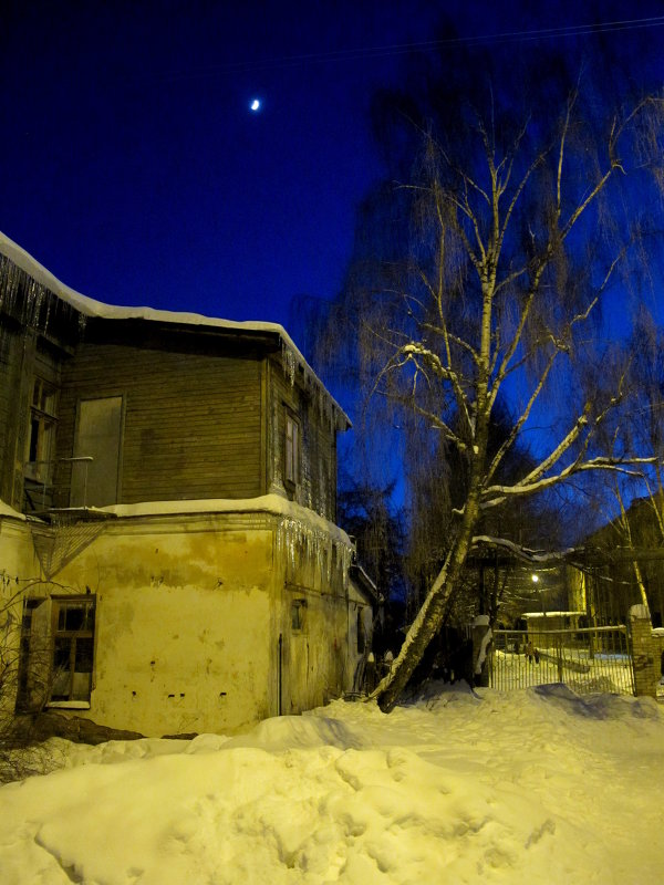 Зимняя ночь в Костроме - anna borisova 
