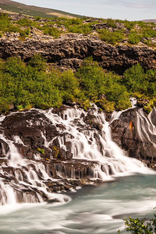 Водопад Хрёйнфоссар в Исландии - Вячеслав Ковригин