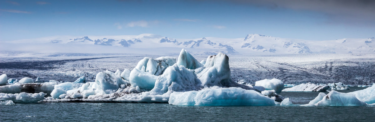 Ледниковое озеро Йокульсарлон в Исландии - Вячеслав Ковригин