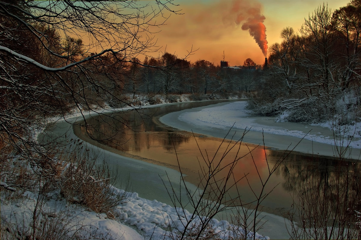 Владимир Матва - Река Преголя зимой - Фотоконкурс Epson