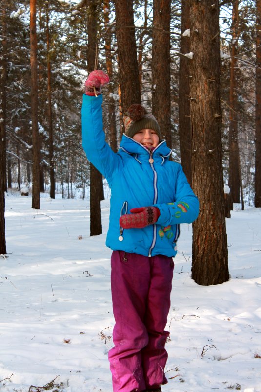 Хорошо в лесу зимой! - Ksenia Sergeeva