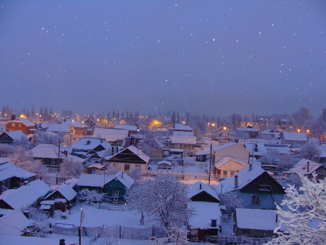 снегопад на рассвете... - Наталья Меркулова