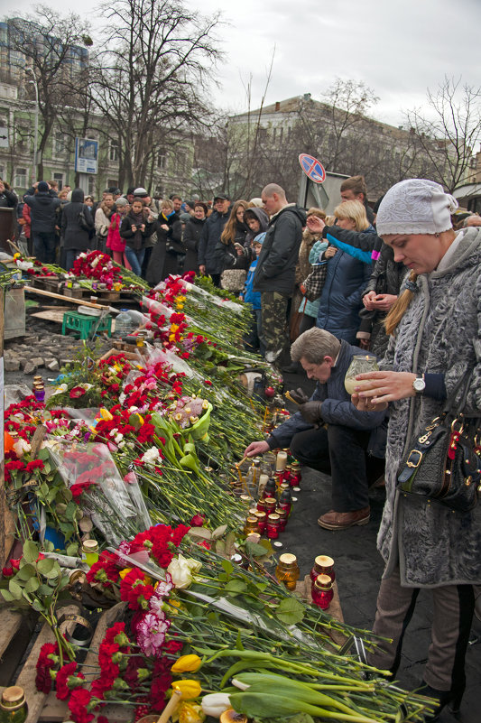 Ukrainian People distress about Victims - Roman Ilnytskyi