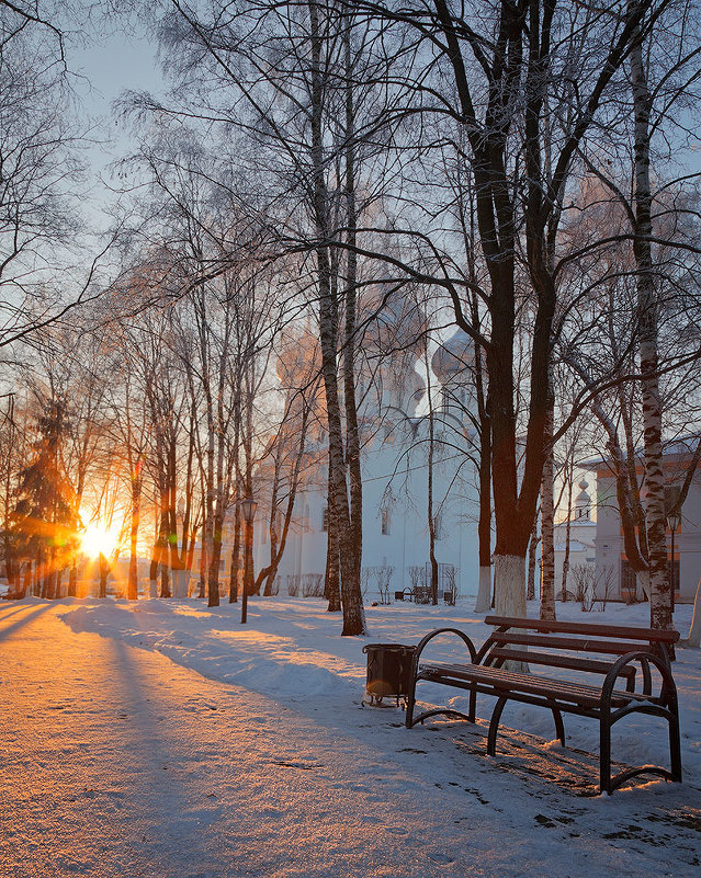 Зимнее утро в парке... - Александр Никитинский