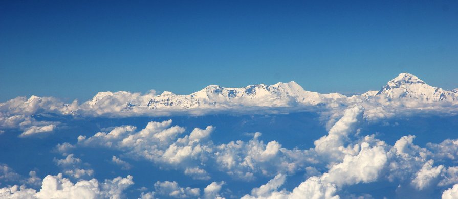 Вид на Гималаи из самолета!!! - Александр Вивчарик