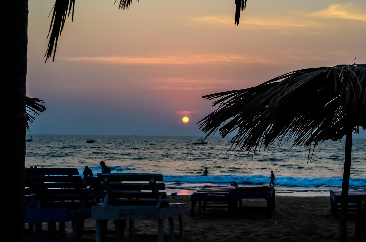 Calangute beach sunset - Евгений Фомин