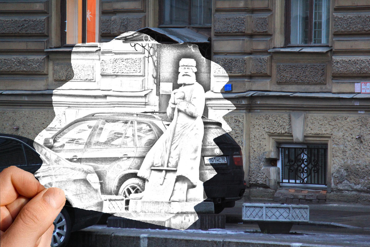 Памятник дворнику в Санкт-Петербурге - Юлия Семашко