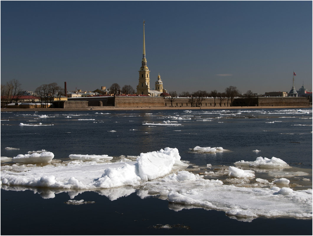 На Неве ледоход *** The ice drift on the Neva - Александр Борисов