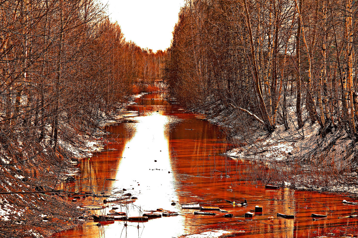 Рыжая река течет из далека... - Александр Зотов