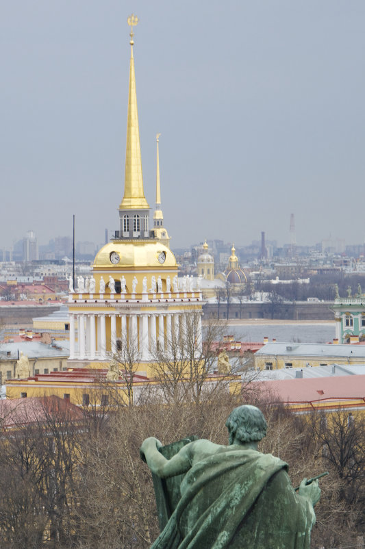 Вид на город со смотровой площадки Исаакиевского собора - Кирилл Стопкин