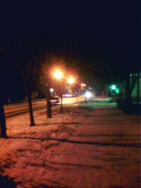 Вечерняя улица зимой.... - Даша Шумакова