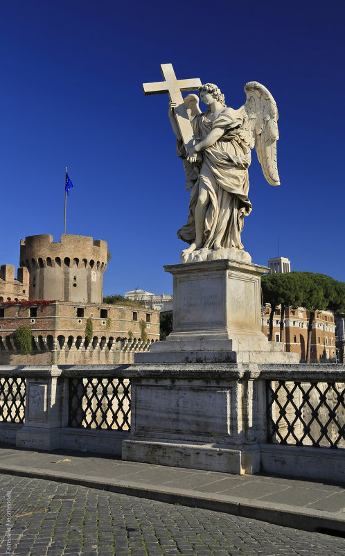 Рим, мост Святого Ангела, Ангел с крестом - Татьяна Нестерова