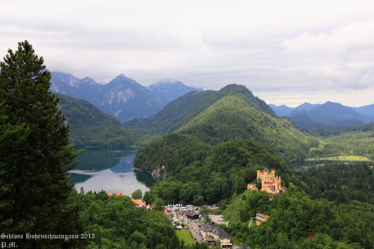 Замок Хоэншвангау (Schloss Neuschwanstein). Бавария - Petr Milen 