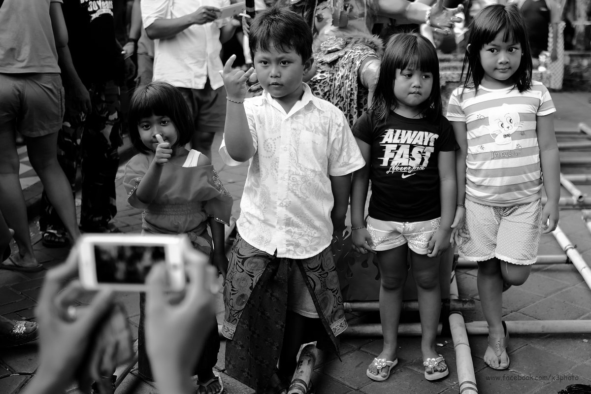 Balinese kids at Hapi Raya Nyepi Holiday - Nick K