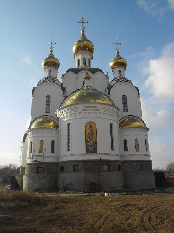 Строящийся храм в честь Святой Троицы - Александр Лысенко