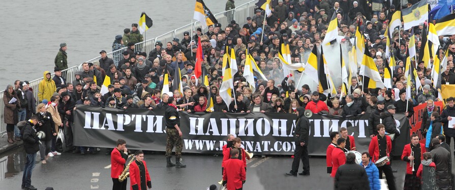 Русский марш-2012, Москва, 04.11.12 г. - Галина Савинич