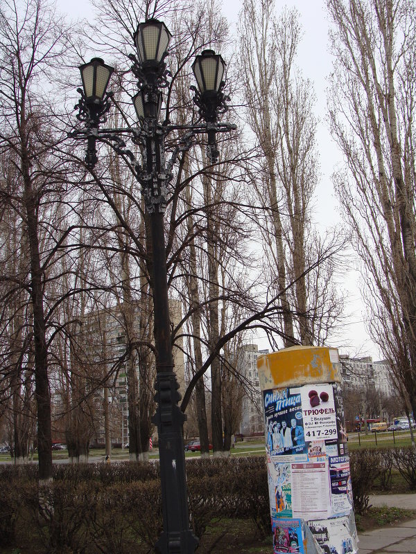 фонарь... на площади перед дворцом спорта... - Наталья Меркулова
