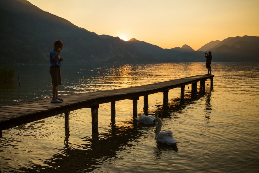 Вечер на озере Wolfgangsee - Андрей Коротнев