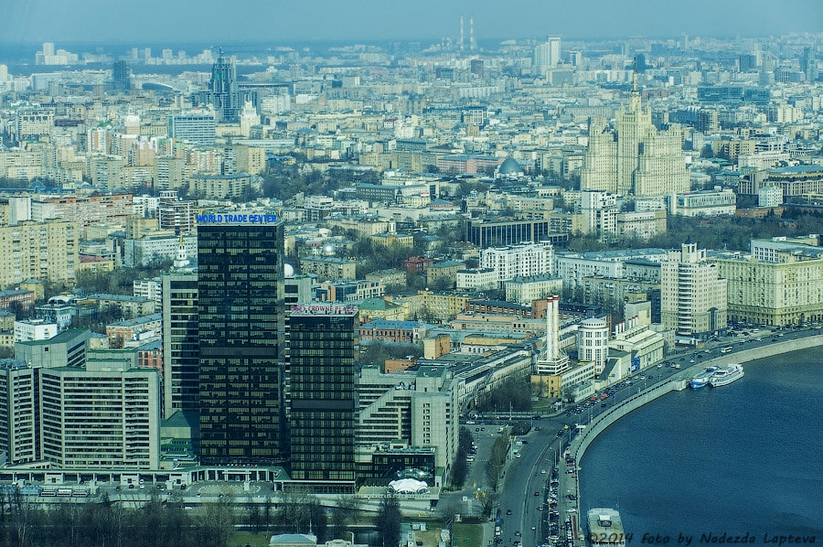 Москва с высоты птичьего полета - Надежда Лаптева