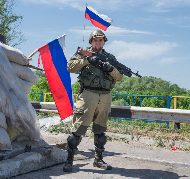 Луганск.16.05.2014.Блокпост в Станице-Луганской. - Оleg Beskarawayniy 