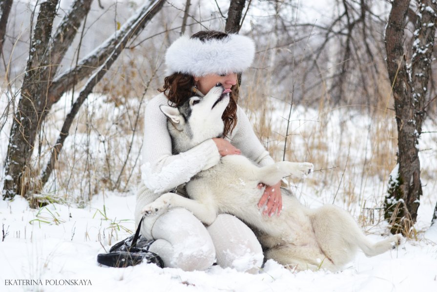 В снегу - Екатерина Полонская