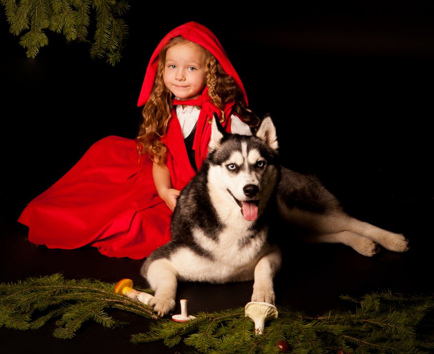 красная шапочка и волк - Нина Калитеева
