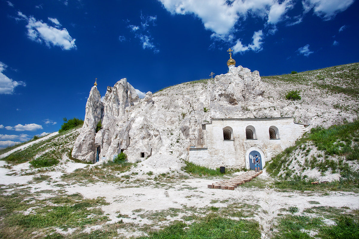 Древний храм в меловой скале - Алена Бадамшина