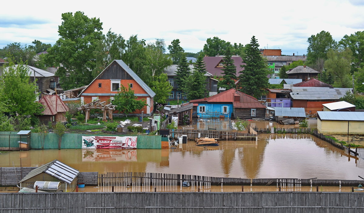 Наводнение 2014 года в Бийске. - Владимир Михайлович Дадочкин