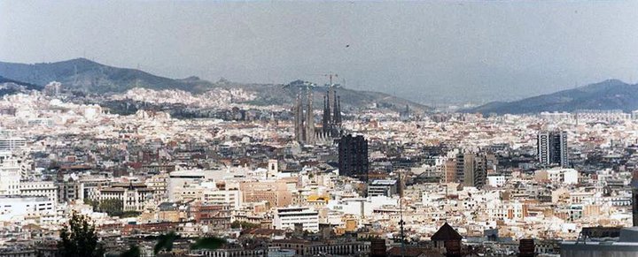 Барселона вид со смотровой плащадки - Ирина Томина