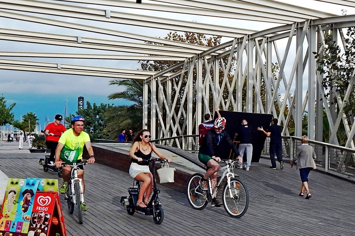 Велосипедисты в Барселоне - Ирина Kivi