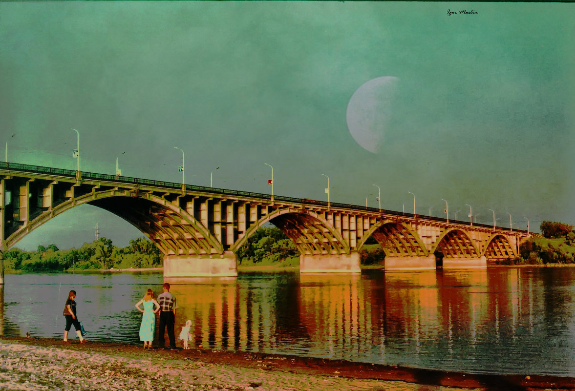 Бийск, мост через реку Бия - Игорь Маслин
