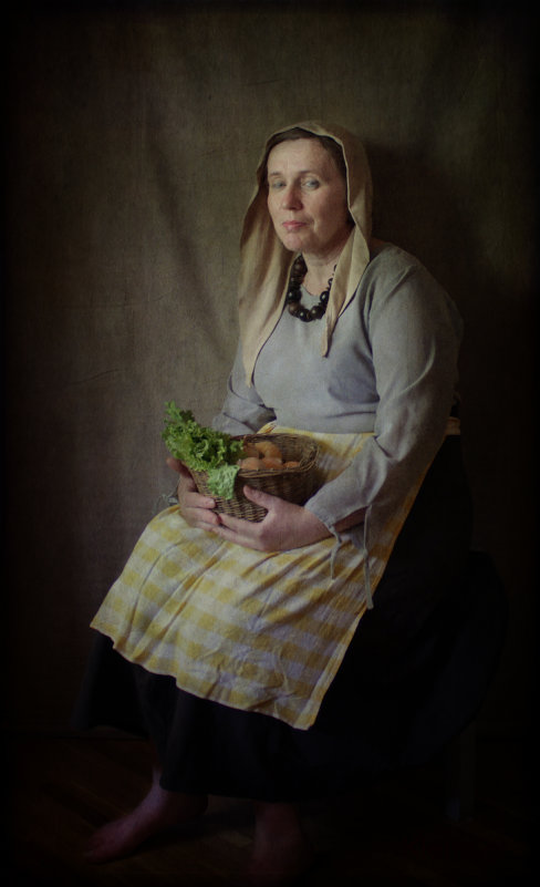 Портрет женщины с овощами. - Елена 