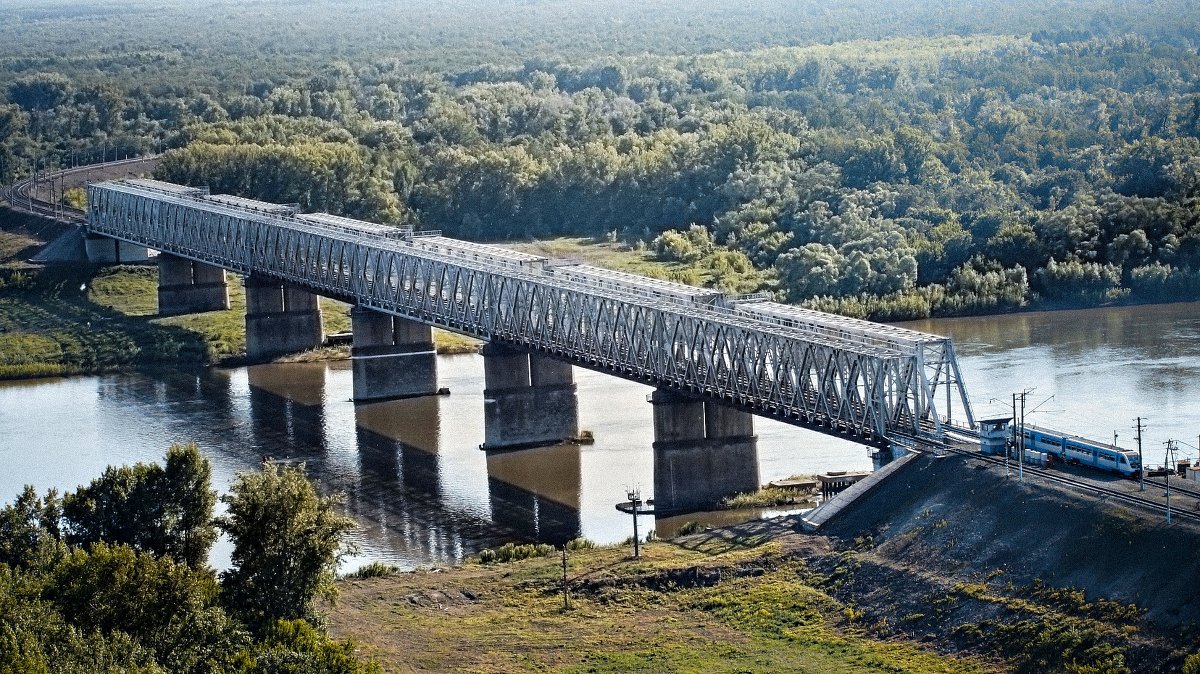 Мост через реку Акидель - Георгий Морозов