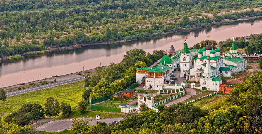 Нижегородский Вознесенско Печерский мужской монастырь. - Юрий Лебедев