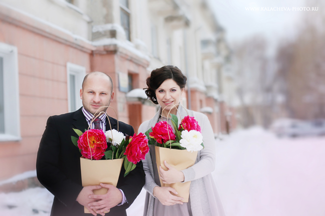 Зимняя свадьба Юлии и Димы - Ольга Калачева