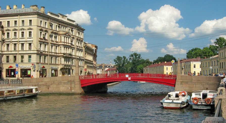 Красный мост через Мойку - Олег Попков